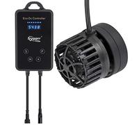 hygger Mini Wave Maker Aquarium Magnetic DC Powerhead with LED Display Controller for Saltwater Tank, 1600 GPH Aquarium Water Circulation Pump 5 to 30 Gallon Black
