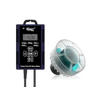 hygger Mini Wave Maker For Aquarium, Ultra-quiet Transparent Wavemaker With Controller, Adjustable Flow Magnetic DC 24V 1200GPH Powerhead, Circulation Pump For 50-120Gallon Freshwater Coral Reef Tank