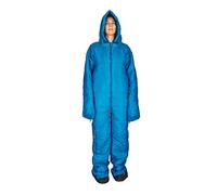 Hygger Nanuk Mykonos Blue L - Original Sleeping Bag with Arms and Legs, 3M Thinsulate filling makes it warm, lightweight & small in pack size