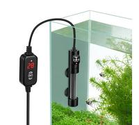 hygger Small Aquarium Heater, 100W Submersible Fish Tank Heater with Temperature Dual Digital Display Betta Turtle Tank Heater for 38-75L Freshwater Saltwater Aquariums