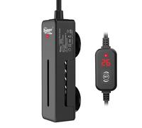 hygger Small Submersible Aquarium Heater,Mini Betta Turtle Tank Heater with Digital Display Controller,50W Fish Tank Heater Suitable for 19-38L Freshwater Tanks