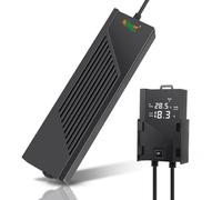 hygger Submersible Aquarium Heater,Fish Tank Heater with Digital Display,800W Adjustable Heater Thermostat Control Turtle Tank Heater Suitable For 302-383L Freshwater Tank