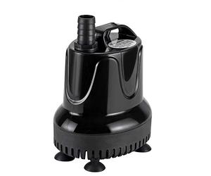 hygger Submersible Water Pump, 1500L/H 40W Ultra-Quiet Fountain Water Pump, Bottom Pumping Aquarium Pump with 48 Hours Anti Dry Burning, 2.2m High Lift and 3 Nozzles for Fish Tank Pond Pool Garden