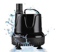 hygger Submersible Water Pump,2500L/H 60W Aquarium Water Pump,Ultra Quiet Fountain Water Change Aquarium Water Feature Pump Fish Tank Circulation Pump with 3 Nozzles,for Pond Garden Fish Tank