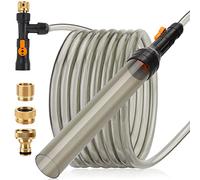 hygger Upgrade Aquarium Water Changer Kit, Semi-Automatic Fish Tank Gravel Cleaner, with 25 FT Water Hose, Flow Control Valve