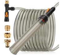 hygger Upgrade Aquarium Water Changer Kit, Semi-Automatic Fish Tank Gravel Cleaner, with 49 FT Water Hose, Flow Control Valve