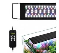 hygger Voice Control Aquarium led Lights, Smart 24/7 Fish Tank Light 12W | Full Spectrum Plant Lights, Dual Control, 13 Color, 10 Brightness, 5 Timer & External Controller for 30-45CM Freshwater Tank