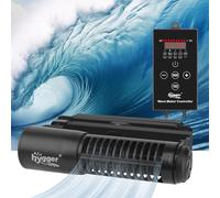 hygger Wave Maker For Aquarium, Magnetic DC 24V 35W Aquarium Powerhead，2640GPH Adjustable Cross Flow Pump with LED Display Controller, Wavemaker For Freshwater Marine Reef Aquariums 40-300 Gallon