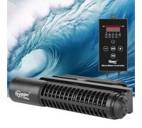hygger Wave Maker For Aquarium, Magnetic DC 24V 50W Aquarium Powerhead, 3430GPH Adjustable Cross Flow Pump with LED Display Controller, Wavemaker For Freshwater Marine Reef Aquariums 100-300 Gallon