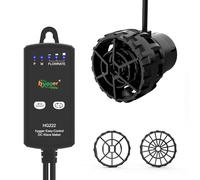 HyggerAquarium Wave Maker for 5-10 Gallon Fish Tanks, Adjustable DC Power Heads with Controller, Circulation Pump for Saltwater/Freshwater Tank 660 GPH