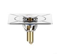 Hygiene Focused Stainless Steel Square Floor Drain with Efficient Water Disposal Features (1pc)