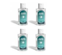 Hygiene HAND SANITIZER 100mL - Pack of 4 - Hand Sanitiser Gel Travel Pocket Sized Bottles For Keeping Hands Clean On the Go