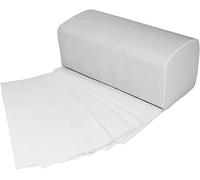 Hygiene VOS Paper Towels Cellulose Bright White, 3200 Sheets, 2-ply, V-fold Zigzag, 25 x 23 cm, for Gastronomy, practices, Offices