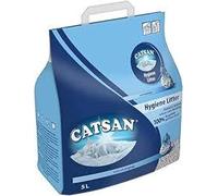 Hygiene White Cat Litter 5lit | Non-Clumping | 100% Natural | 100% Absorbent | Dust-Free | Easy To Clean | Suitable for kittens | Long Lasting