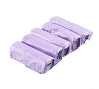 Hygienic Camping Toilet, 5 Rolls of Composting Bags for Home, Festivals, and More (Purple)
