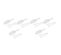 Hygienic Ice Tongs with Nonslip Handle Ergonomic Hygienic Cubes Shovel for Home Use and Commercial Setting Tongs