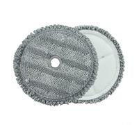 Hygienic Microfiber Mopping Pads with Special Straps for Easy Removal on For BOSCH For Unlimited 7 ProHygienic BCS71HYG1 (2 PACK)