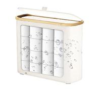 Hygienic Paper Storage | Hygienic Paper Support Basket for 12 Rolls | Great lid container for the bathroom on the bathroom under the OK