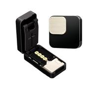 Hygienic Pills Management Systems with 4 Compartment Design Tablet Splitter Function Medicine Divider Multi Compartment Pills Storage Case