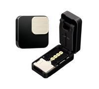 Hygienic Pills Management Systems with 4 Compartment Design Tablet Splitter Function Medicine Divider Portable Pills Cutter and Organiser