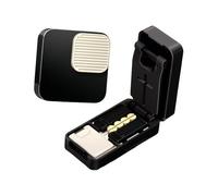 Hygienic Pills Management Systems with 4 Compartment Design Tablet Splitter Function Medicine Divider Travel Friendly Medication Organiser