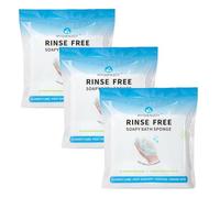 HYGIENJOY - Rinse Free Adult Bath Wipes 21% Larger, Rinse Free Bath Sponges Soap Infused Extra Thick &