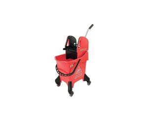 Hygineer Ergonomic Heavy Duty Mop Bucket Red 31 Litre VOW/HRMB31/R