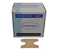 Hygioplast Sterile Low Allergy First Aid Washproof Plasters, 7.6 x 3.8 cm, Knuckle, Box of 100