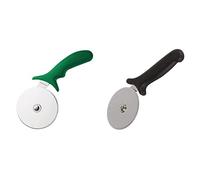 Hygiplas 12333 Pizza Wheel Green - 102mm 4 & Pizza Wheel - 102mm 4"
