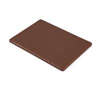 Hygiplas Low Density Chopping Board - Small - Colour Coded Brown for use with Vegetable Preparation, Size: 305x229x12 mm, LDPE Cutting Board, Thickness: 12 mm, Dishwasher Safe, GH792