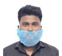 Hygiplas Beard Snood, Blue, Pack 50