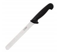 Hygiplas Bread Knife Black 20cm - Strong, Long-lasting Stainless Steel Sharp Blade, Dishwasher Safe D734