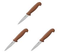 Hygiplas C840 Paring Knife, 3.5", Brown (Pack of 3)