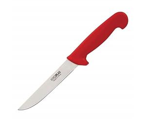 Hygiplas C890 Boning Knife, 6" Stiff Blade, Red