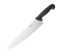 Hygiplas Chef's Knife 25.5cm / 10 inch Blade Professional Grade | Black Ergonomic Handle| Weight: 210 grams | C264