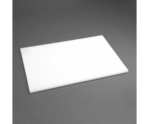 Hygiplas Chopping Board White Low Density Polyethylene Non Absorbent - Standard