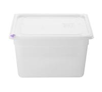 Hygiplas Click PP 1/2 GN Food Container with Lid, 200mm 11.7Ltr (Pack 4)