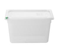 Hygiplas Click PP 1/3 GN Container with Lid, 200mm 6.9Ltr, Pack of 4