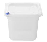Hygiplas Click PP 1-6 GN with Lid & 7 Colour clips, 150 mm 2.2 Ltr, Pack 4