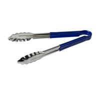 Hygiplas Colour Coded Blue Serving Tongs 300mm