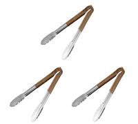 Hygiplas Colour Coded Serving Tong Brown - 300mm (Pack of 3)