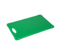 Hygiplas Commercial Grip Chopping Board HDPE 458x306x12mm, Green