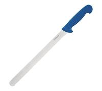 Hygiplas Commercial Serrated Slicer Kitchen Knife, Blue, 12 Inch
