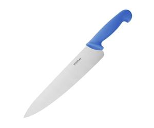 Hygiplas Cooking Chef Knife Blue 25cm - Ideal for Cutting Raw Fish, Stainless Steel Blade, Colour Coded C850