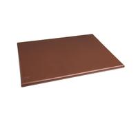 Hygiplas Extra Thick High Density Brown Chopping Board Large - J041
