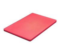 Hygiplas F155 Anti Microbial HDPE Chopping Board, Red, 45.5 cm Length, 30.5 cm Width, 1.2 cm Height