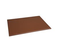 Hygiplas HDPE Dishwasher Safe Chopping Board, Brown, 45x30cm