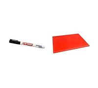 Hygiplas High Density Chopping Board Red - 24x18x1" & Araven Food Box Marker Pen
