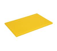 Hygiplas Thick High Density Yellow Chopping Board Standard 450x300x25mm - Colour Coded, Dishwasher Safe Cutting Board J039