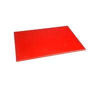 Hygiplas Standard High Density Red Chopping Board for Raw Meat - 45x30cm